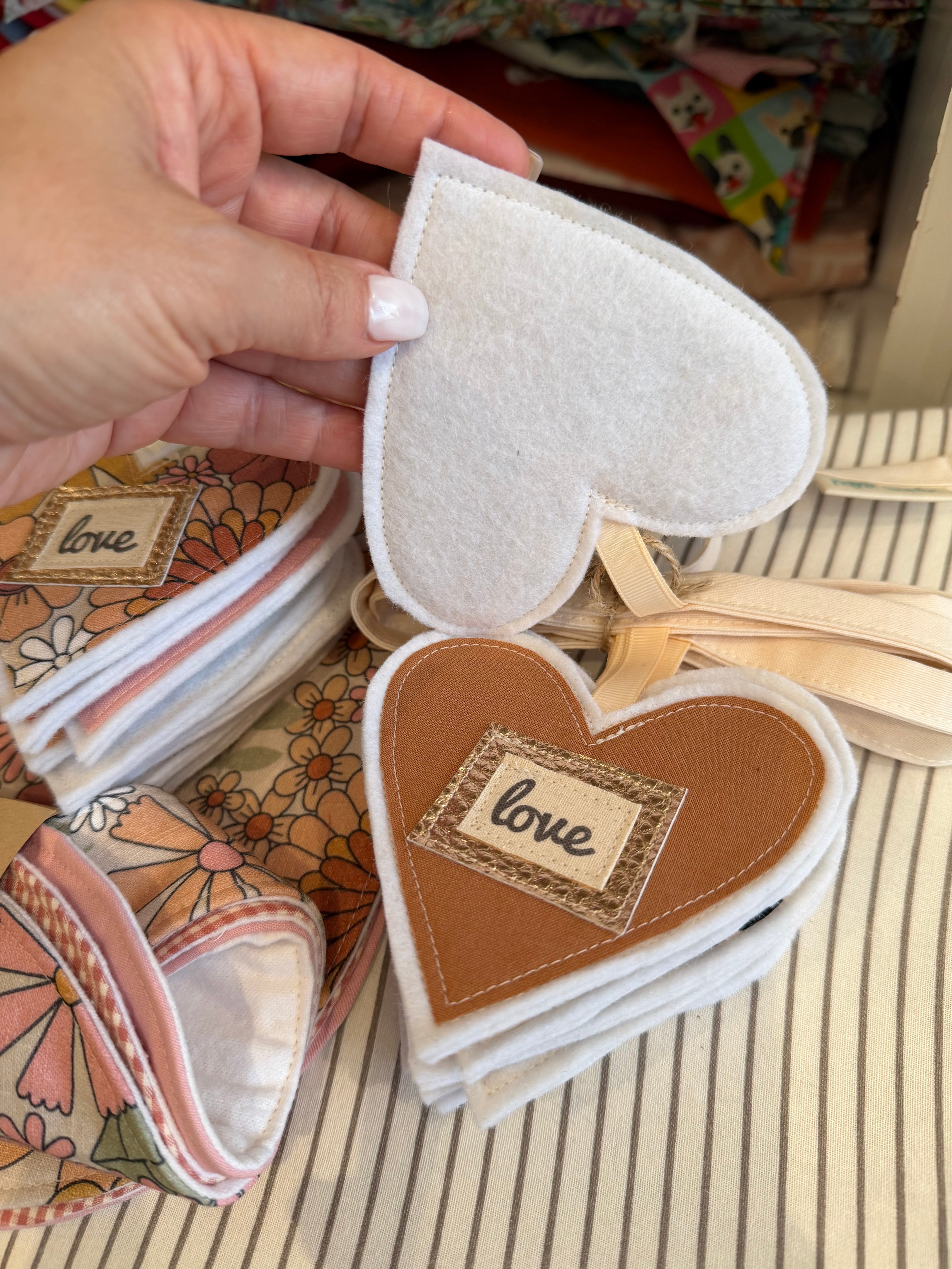Love Heart Bunting - Animal Print - Garland
