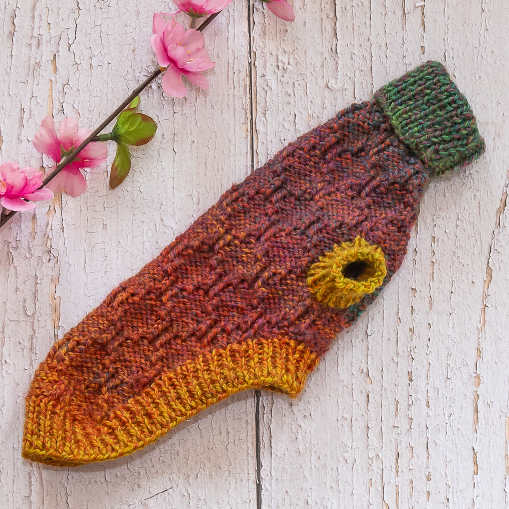 Pet Jumpers - 100% wool, hand knitted dog or cat jumpers - Diamond Pattern