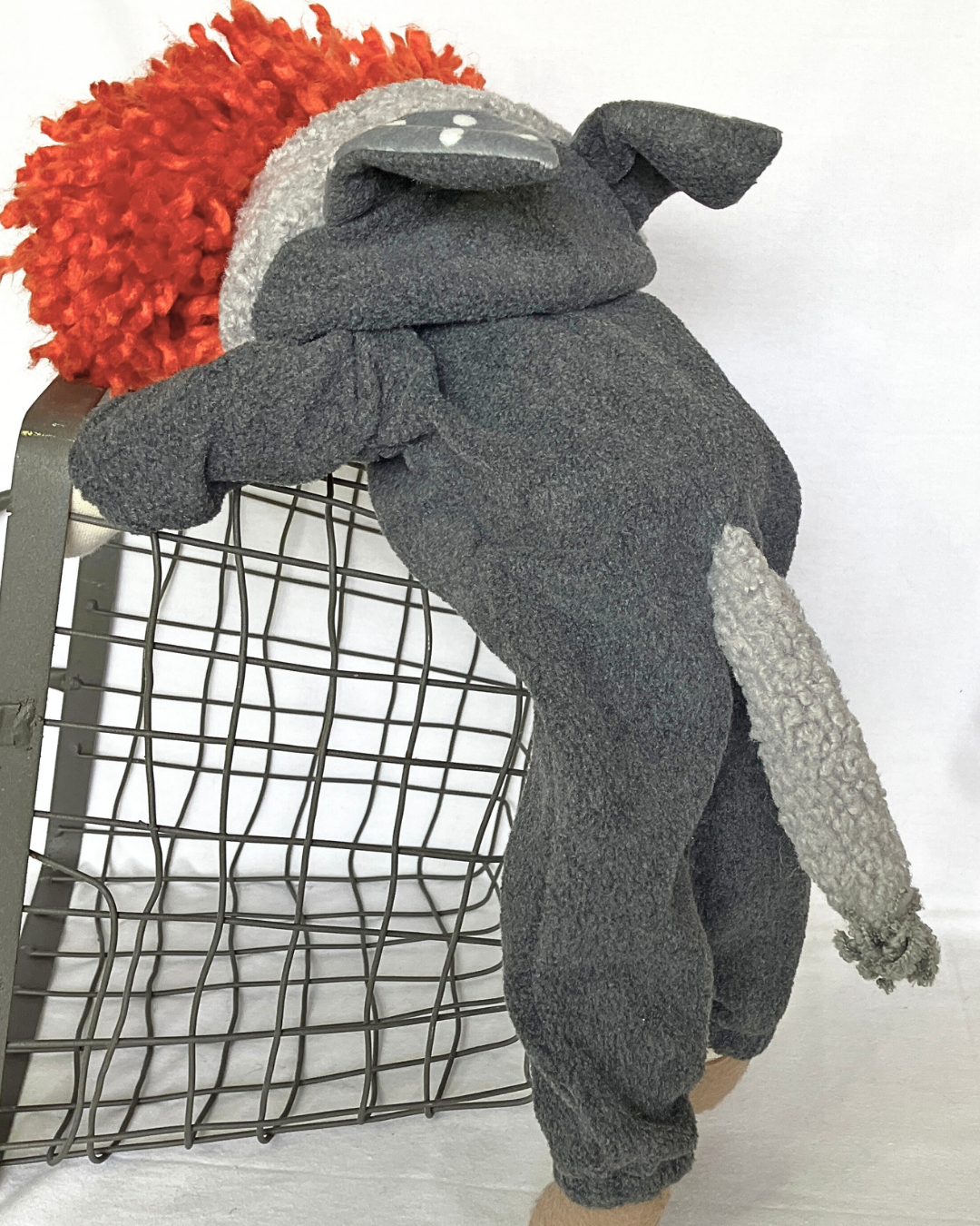 Handmade Cloth Doll (53cm) | Wolf Onesie | Jo