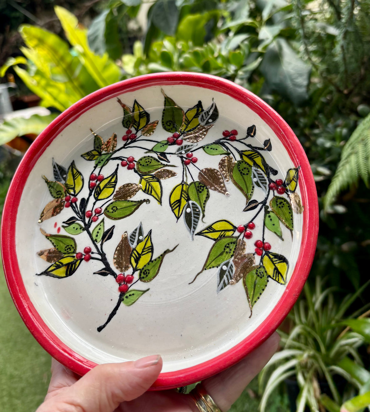 Christmas festive plates