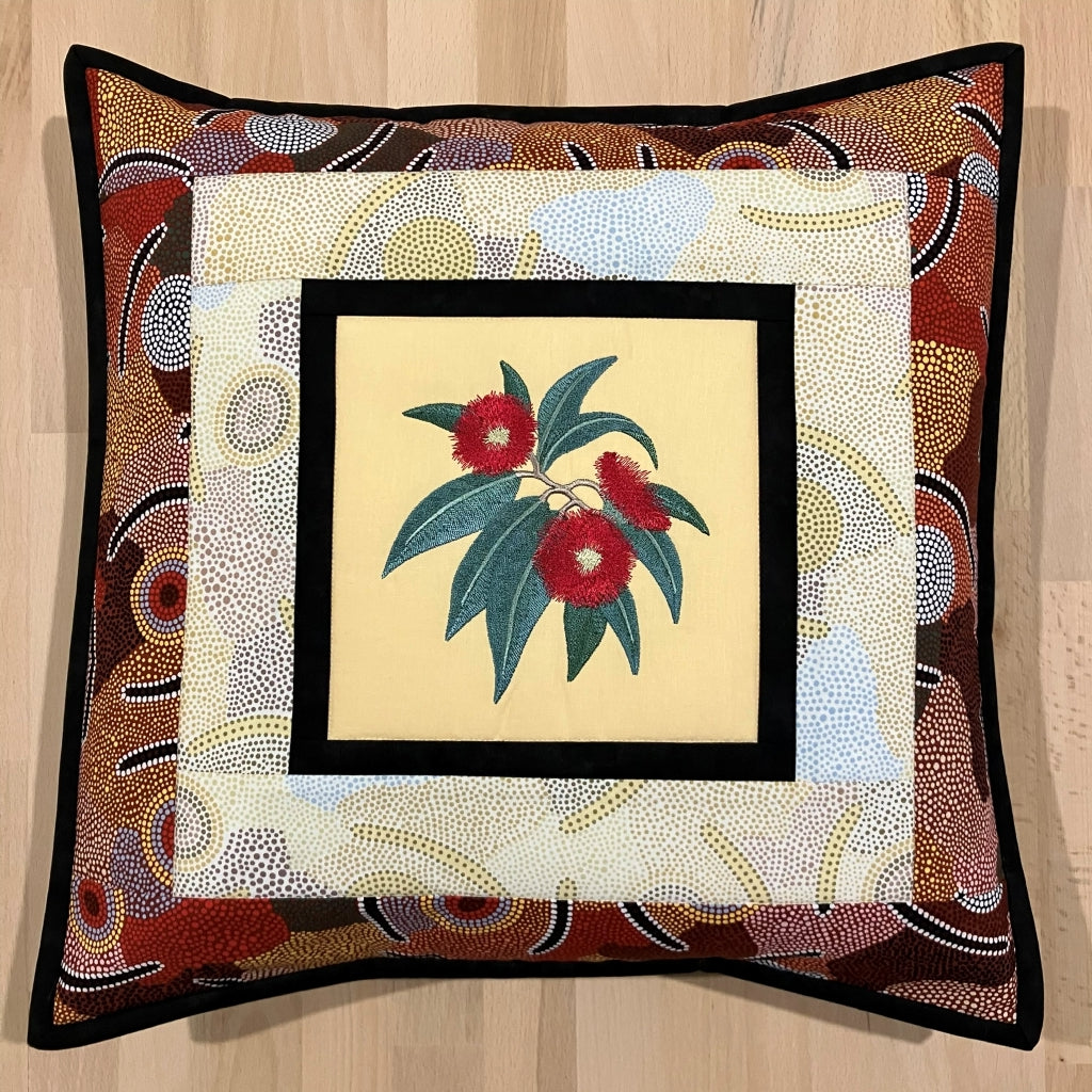 handmade Australian native quilted - flowering gum
