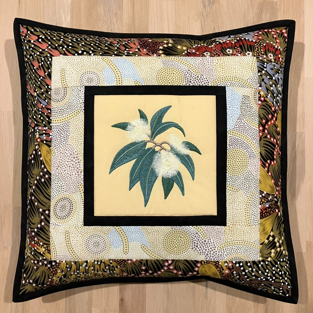 handmade Australian native quilted - flowering gum