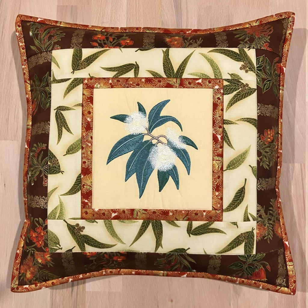 handmade Australian native quilted - flowering gum