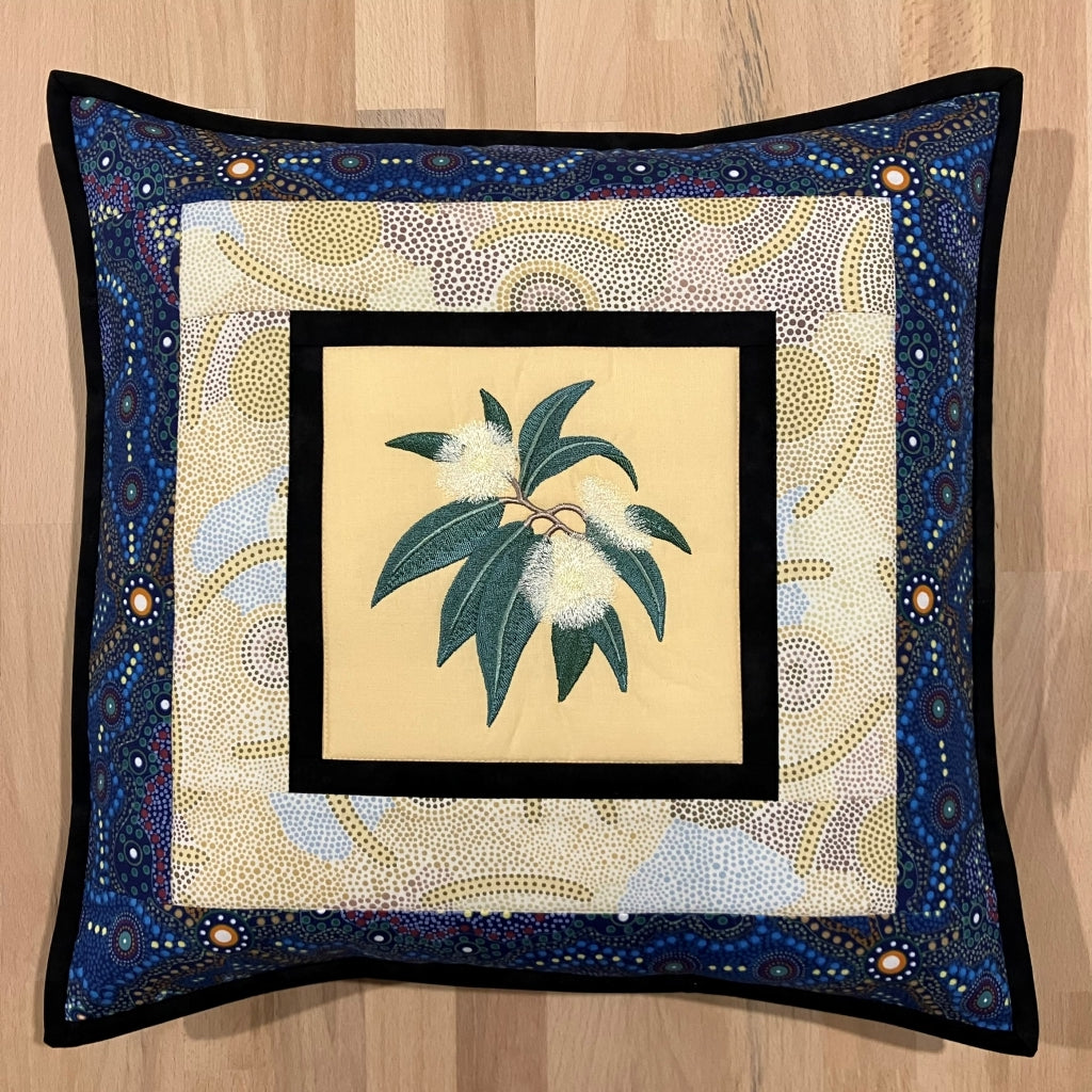 handmade Australian native quilted - flowering gum