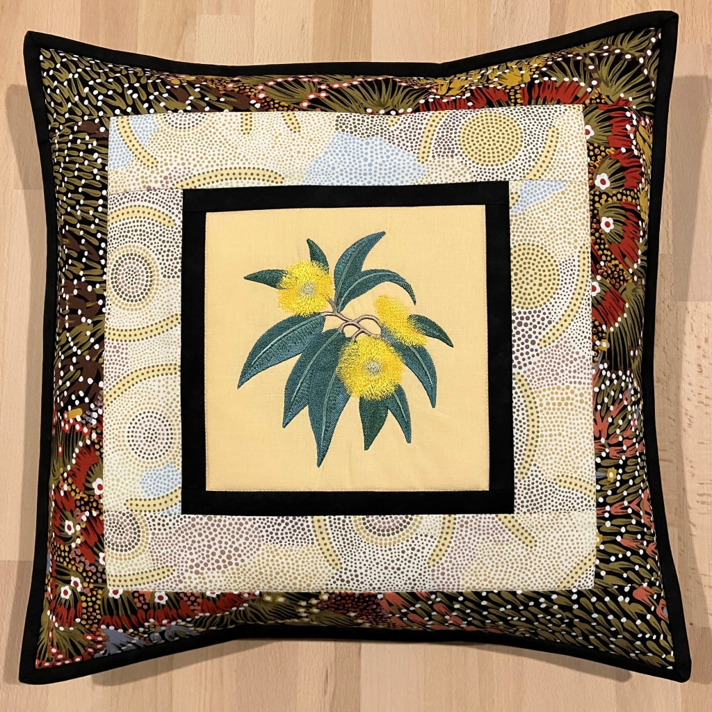 handmade Australian native quilted - flowering gum