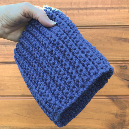 Neck Buff | Head Warmer - Warm Aussie Merino Wool - cobalt blue