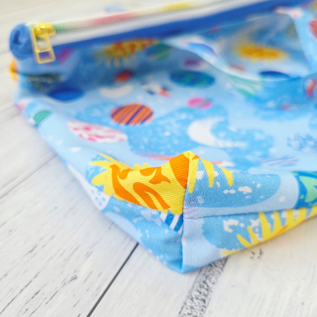 Rocket Ships & Planets Book Bag / Library Bag