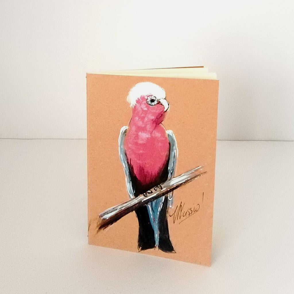 Handpainted Pocket Notebooks. Single or Set of 3. 5 Bird Designs