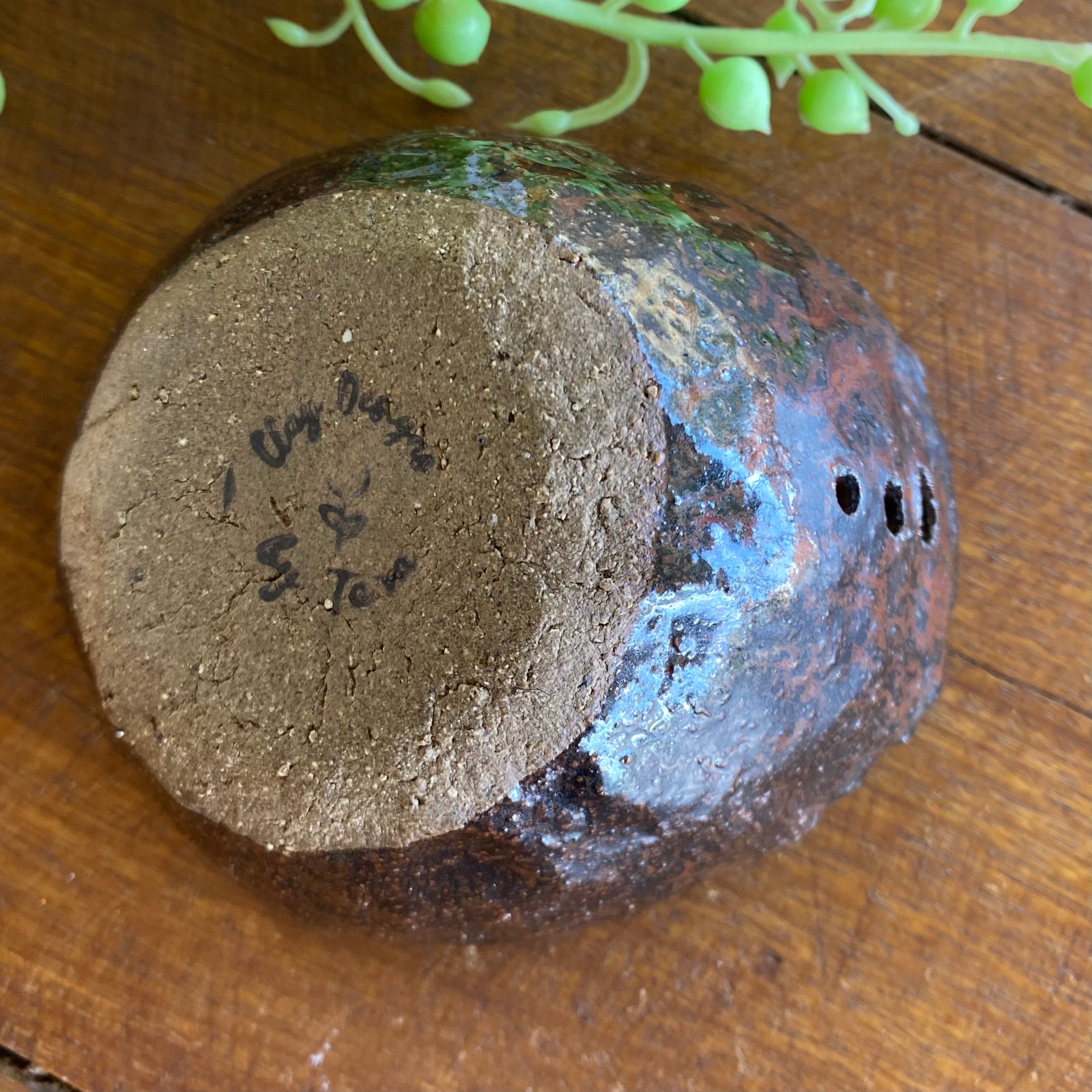 Handmade Ceramic Herb Stripper / Handmde Pottery