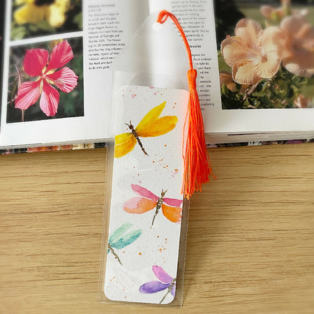 200x60mm Hand-Painted Watercolour Bookmarks