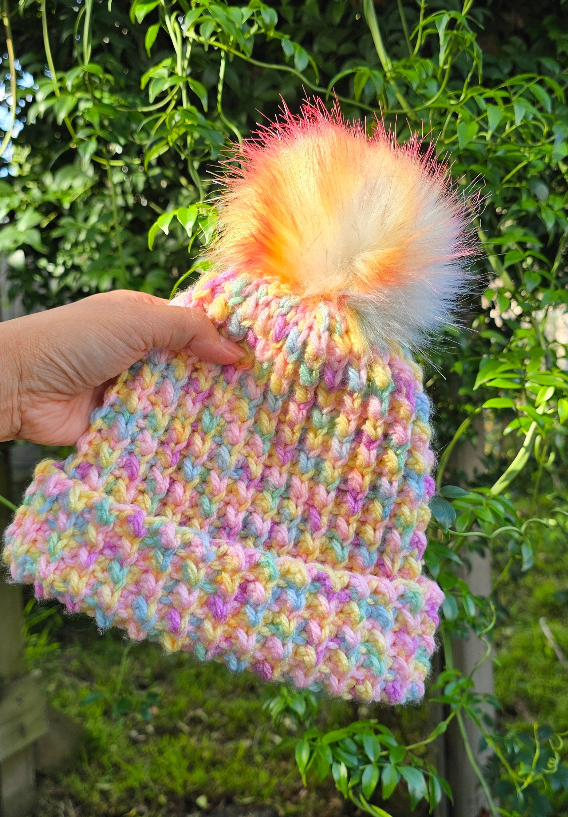 Sugar Rush Crochet Beanie