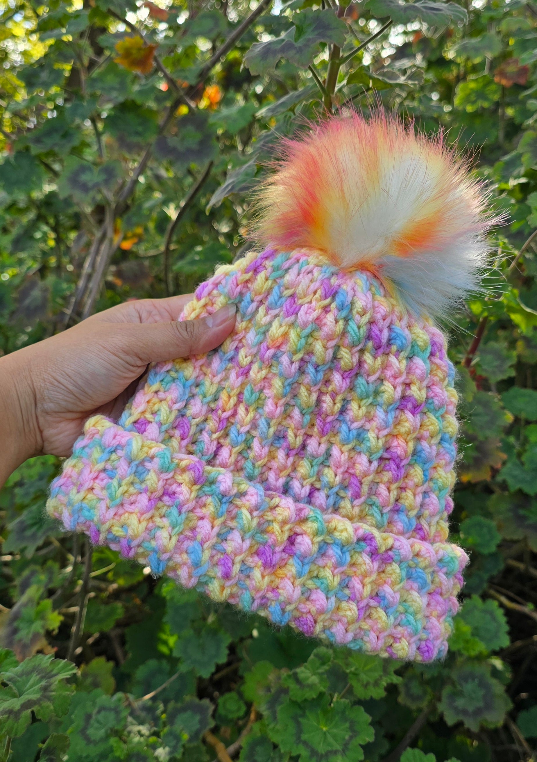 Sugar Rush Crochet Beanie