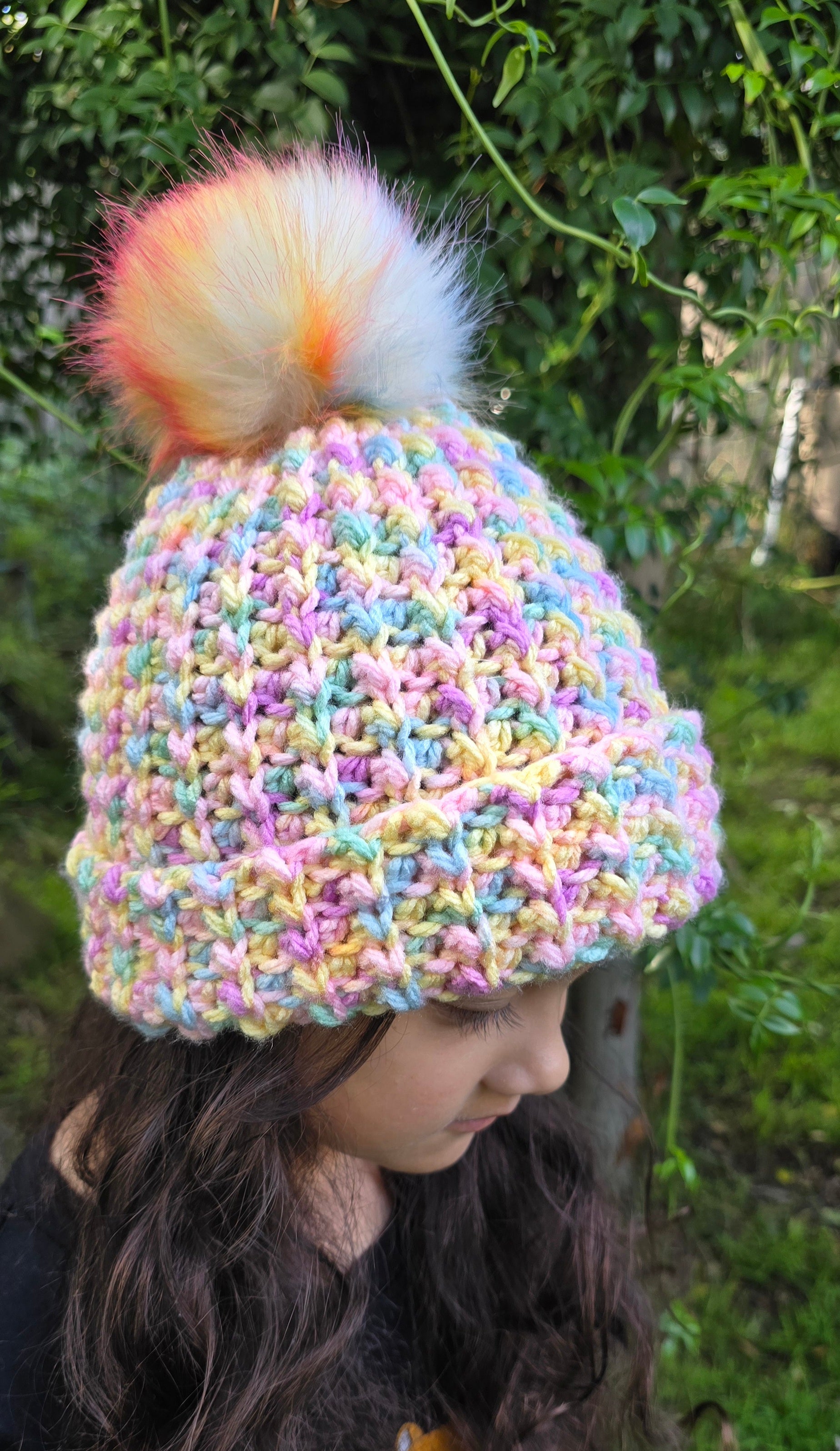 Sugar Rush Crochet Beanie