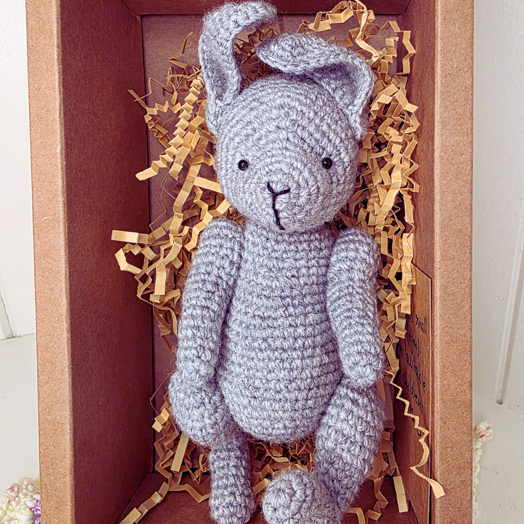 100% wool bunny