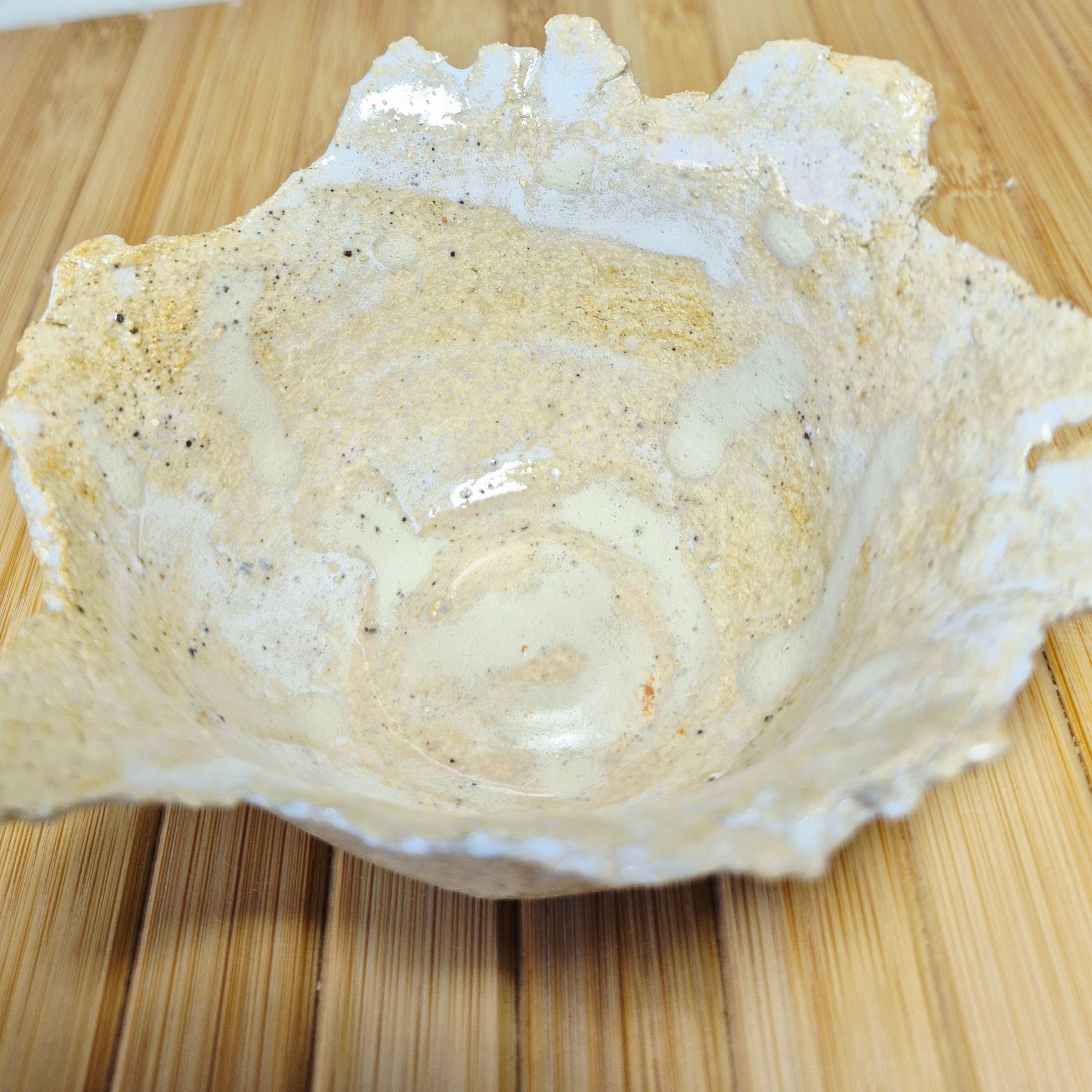 Sandy Beaches Pottery Bowl