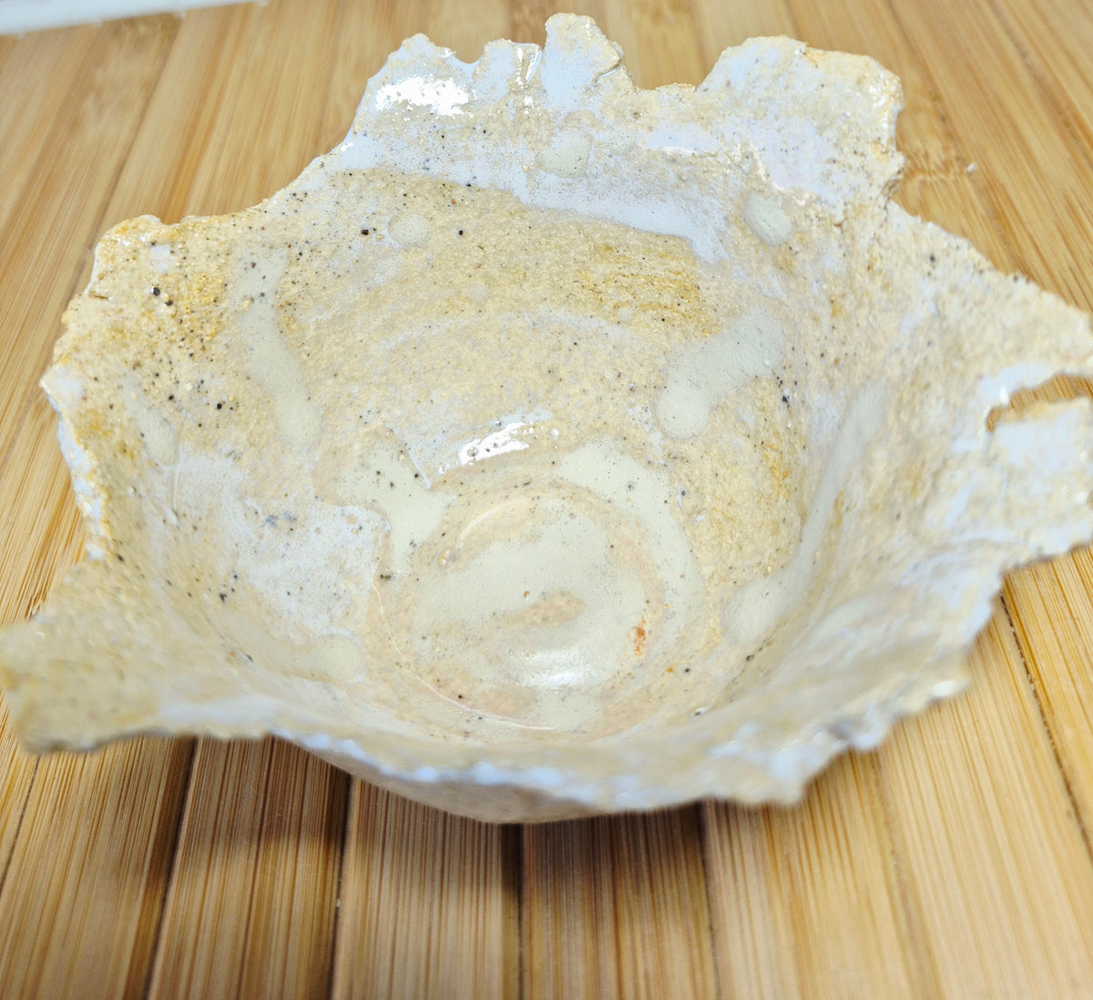 Sandy Beaches Pottery Bowl