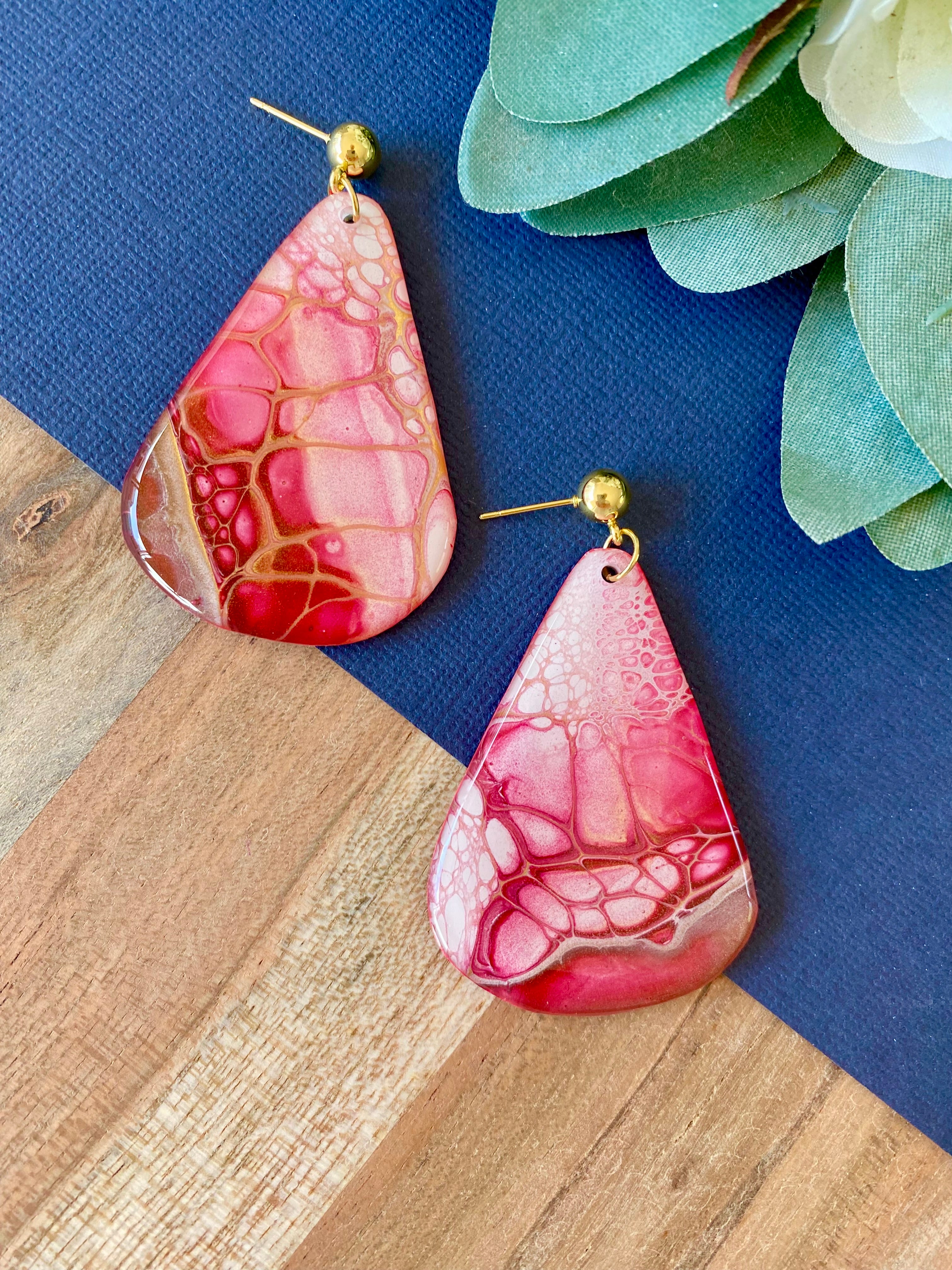 Unmatched Arty Stud Dangle Earrings