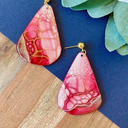 Unmatched Arty Stud Dangle Earrings