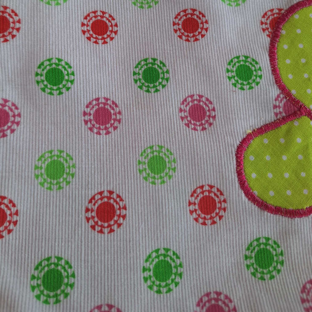 Baby Girls Corduroy Dress | Size 1 | Butterfly Applique