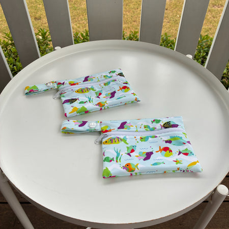 READY MADE Water-resistant wet bags - Fish Tropical (Annette Winter)