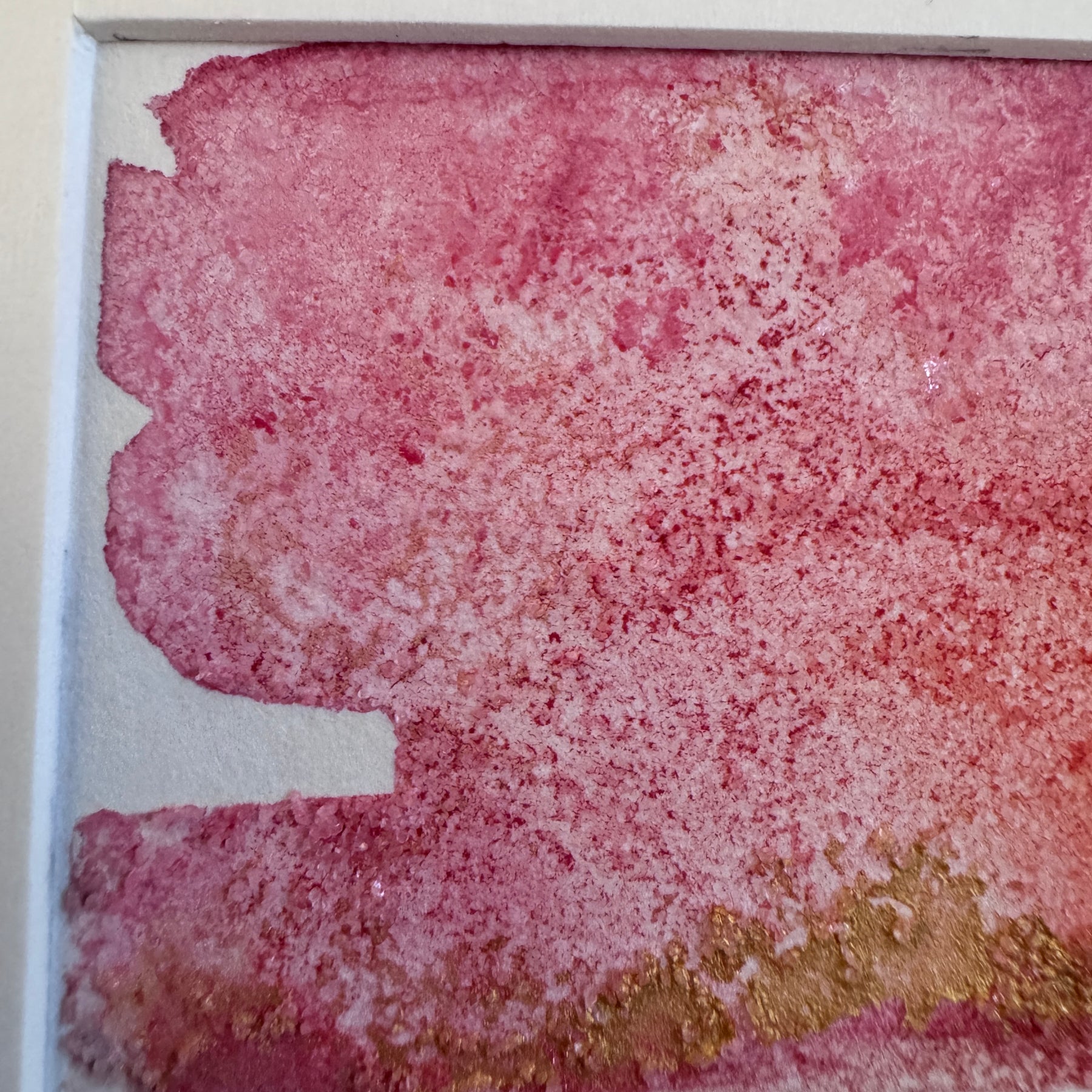 Pink Tides Original Abstract Watercolour