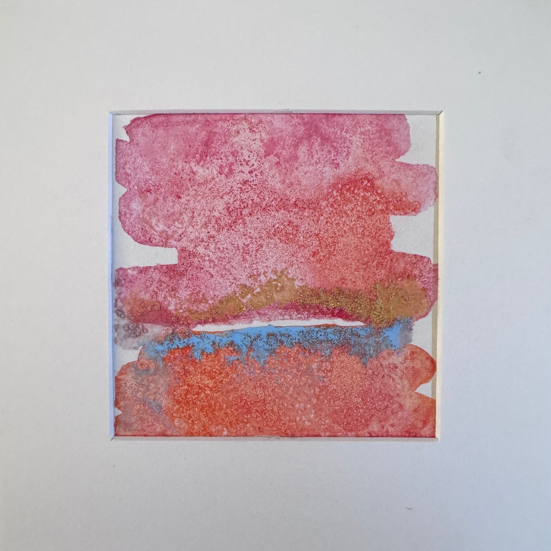 Pink Tides Original Abstract Watercolour