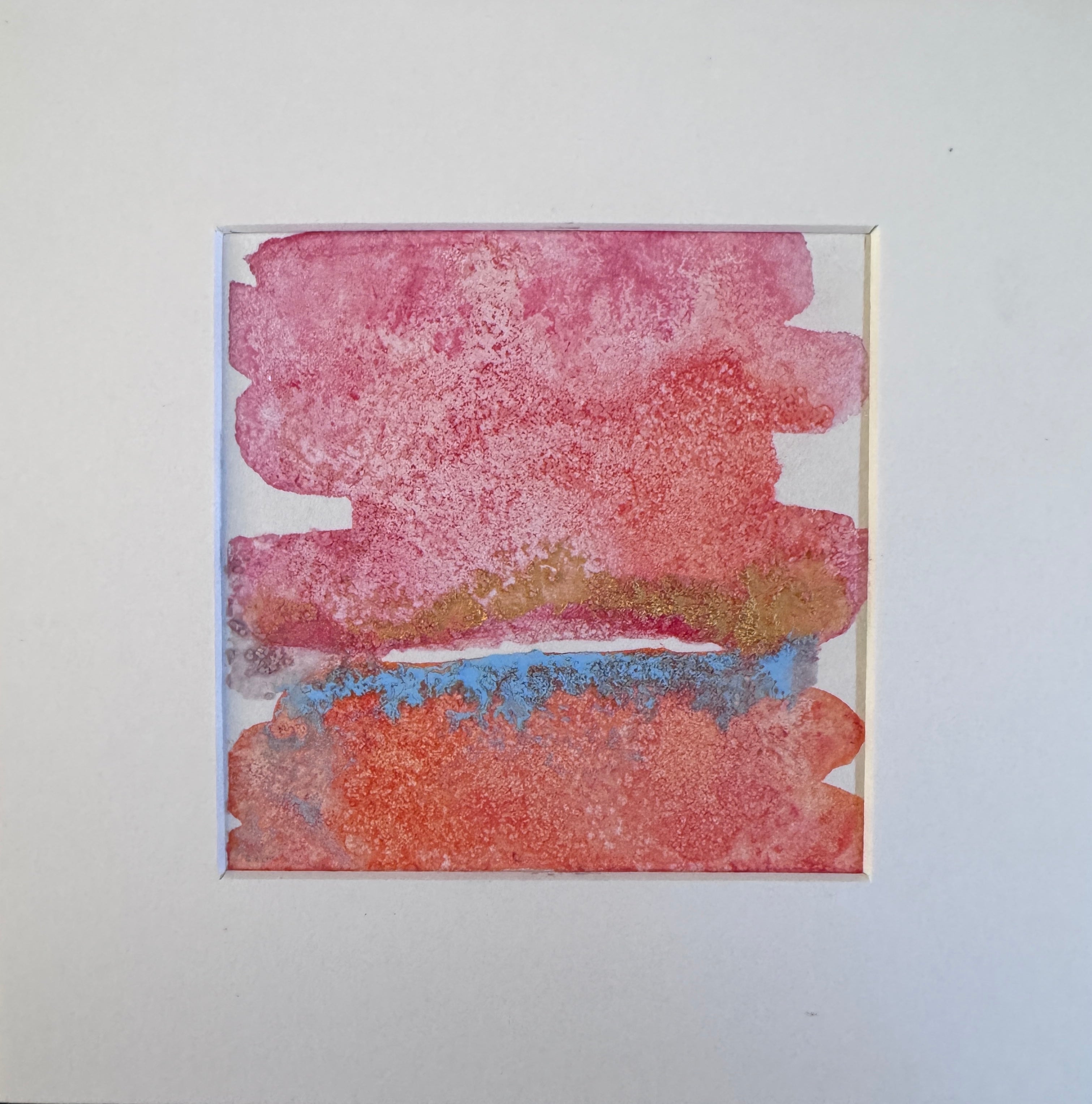 Pink Tides Original Abstract Watercolour