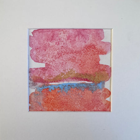 Pink Tides Original Abstract Watercolour