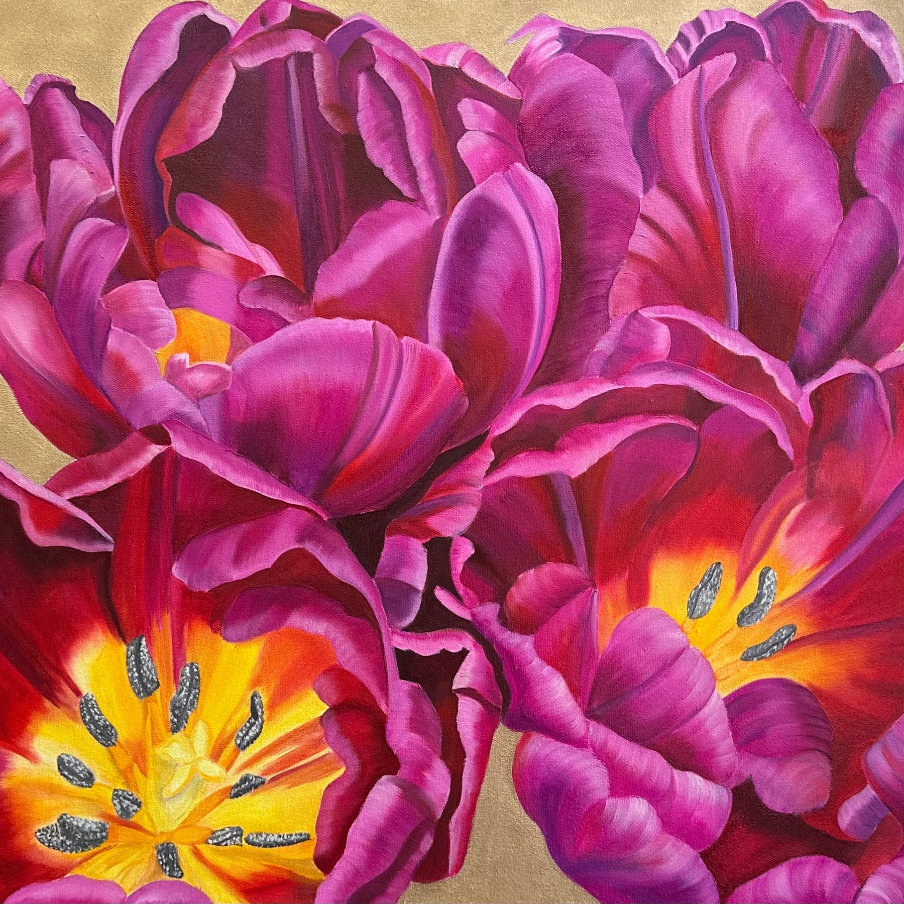 Aurelia - Original One of a Kind Oil Painting - Hand Painted