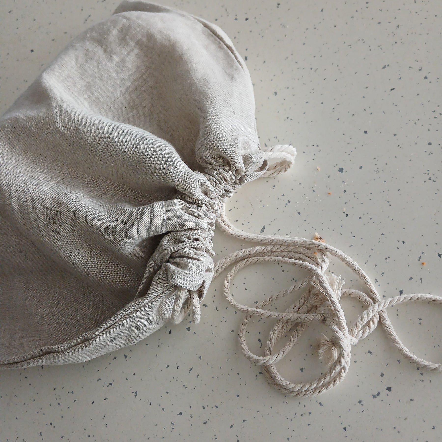 Reusable Linen Bread Bag