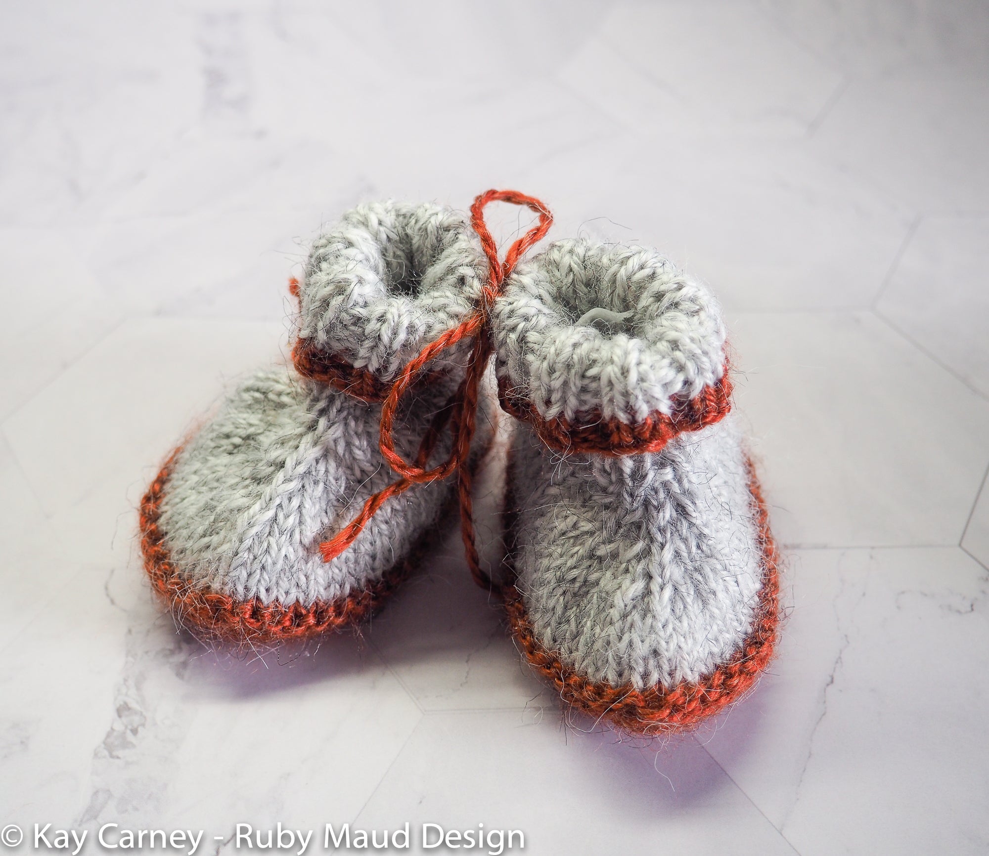 Baby Hug Boots - Blue Merino