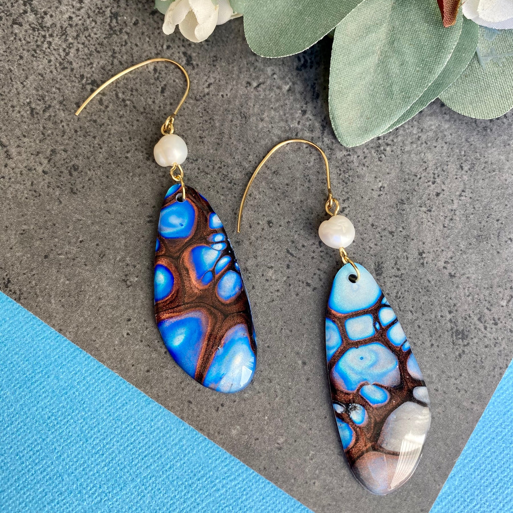Freshwater Pearl Collection Dangle Earrings