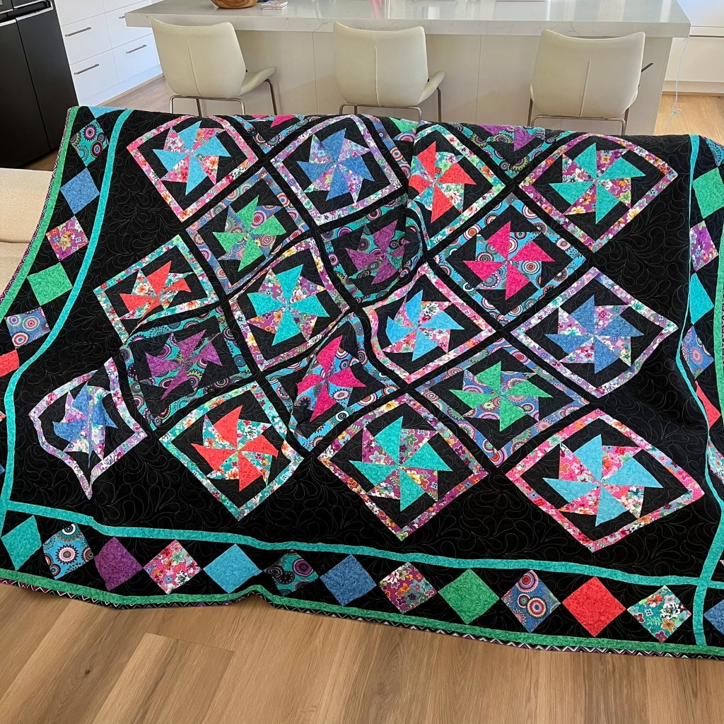handmade patchwork quilt australia - queen sized
