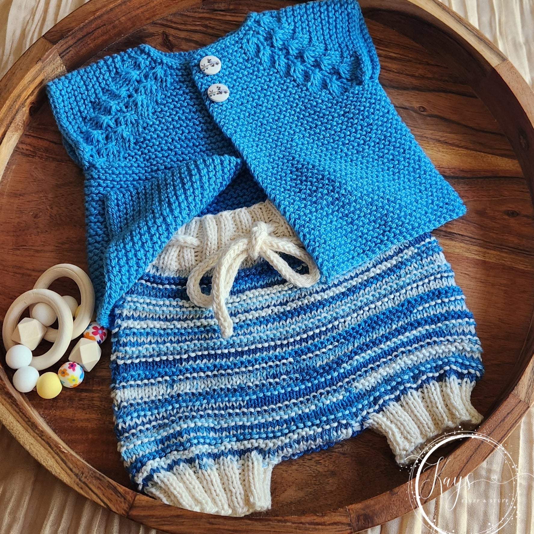 Handknit Cotton Bloomer & Summer Top