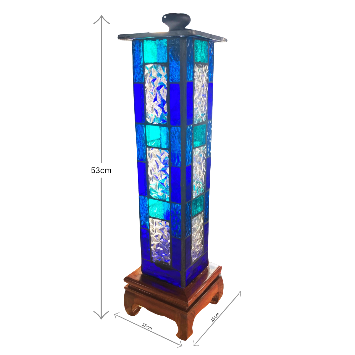 Glass Light Sculpture| Ice Tower