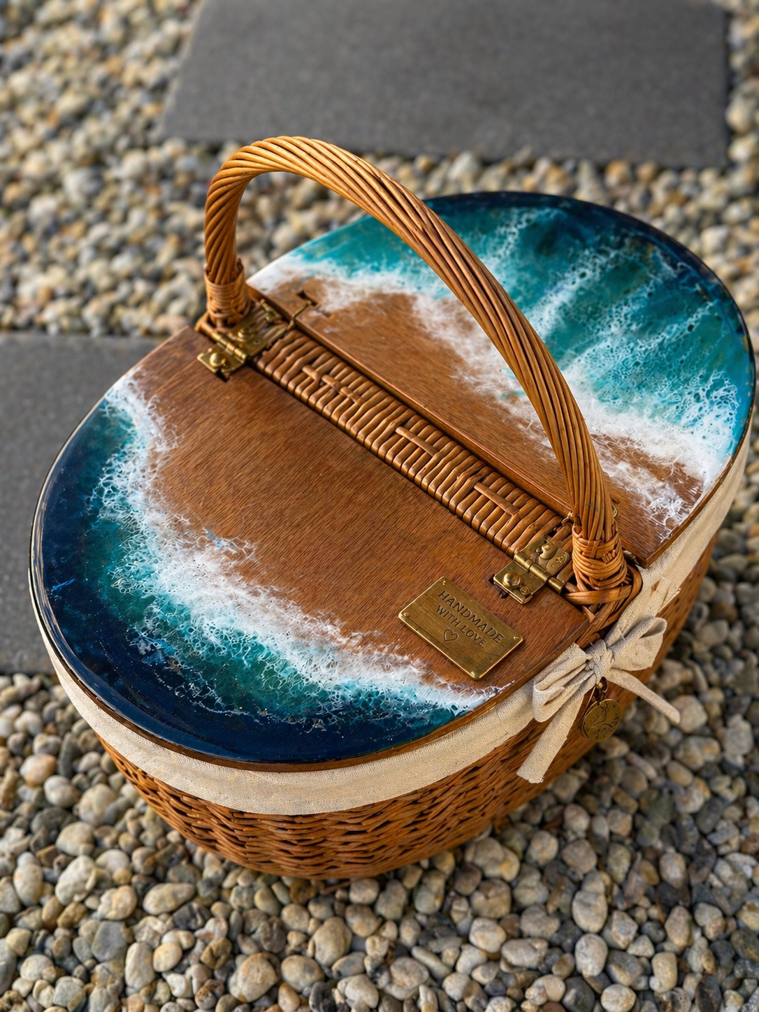 Picnic basket | handmade | home decor | homewares | beach basket | gift ideas