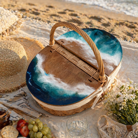 Picnic basket | handmade | home decor | homewares | beach basket | gift ideas