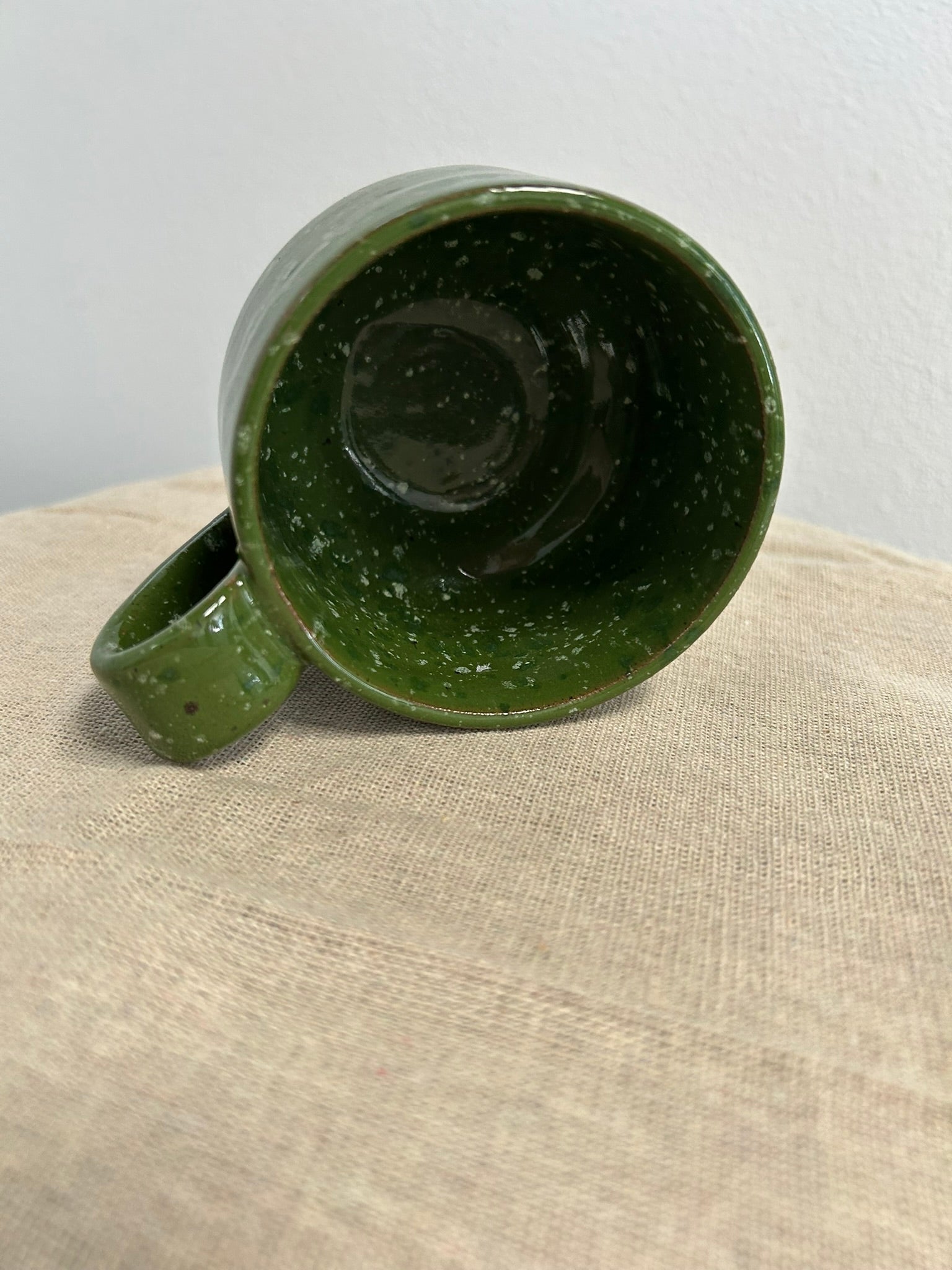 Handmade Ceramic , Forest Speckle Mug