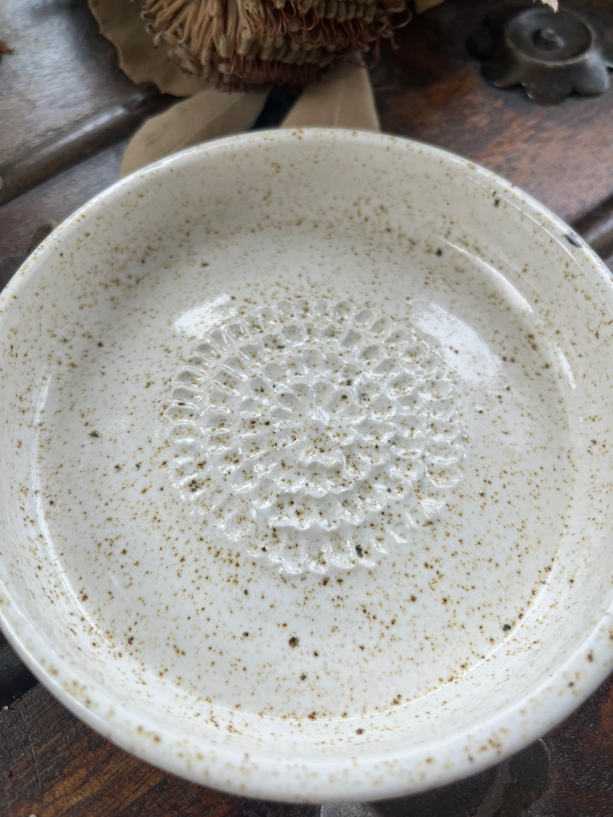 Ceramic Grater with Brush