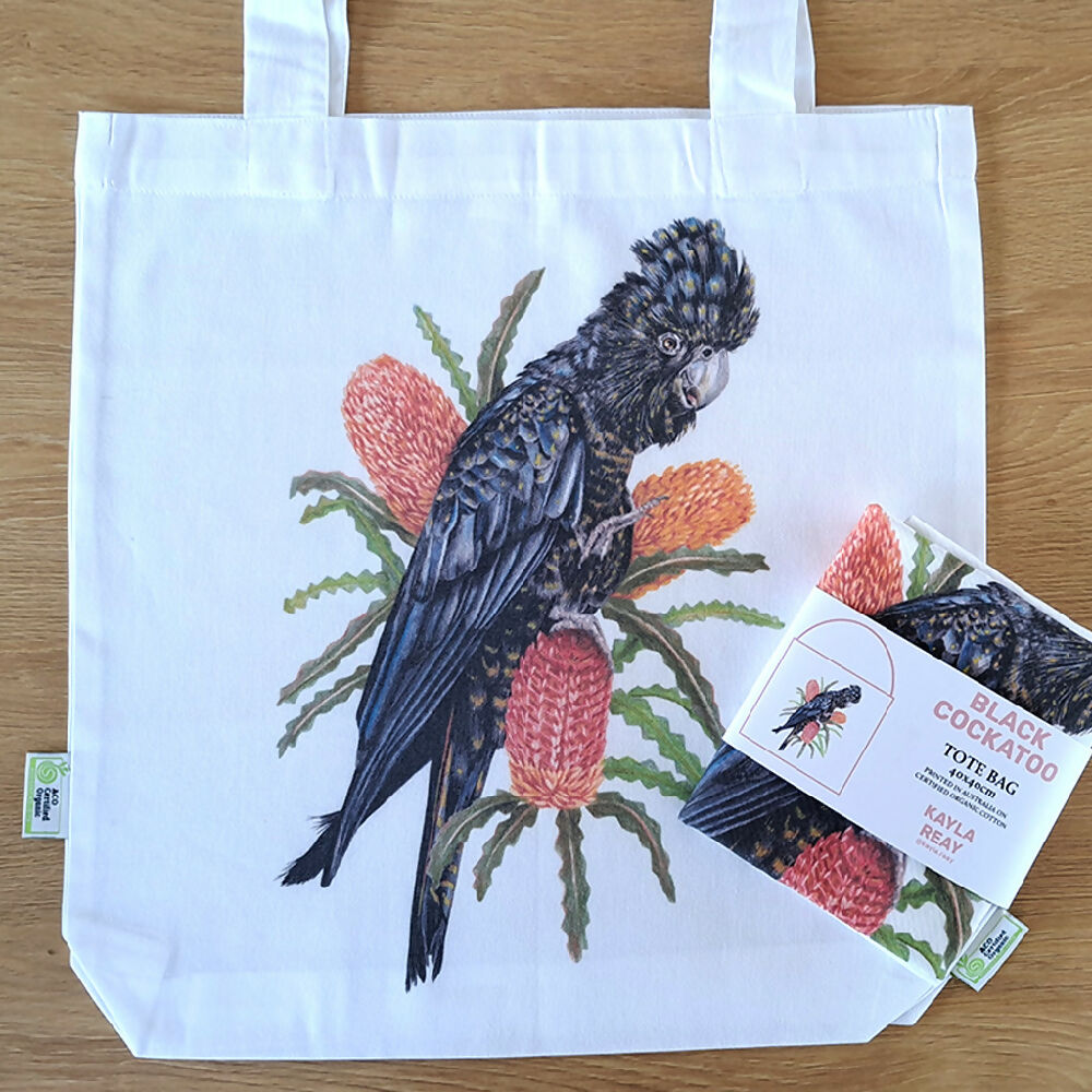Tote Bag - Red-tailed Black Cockatoo
