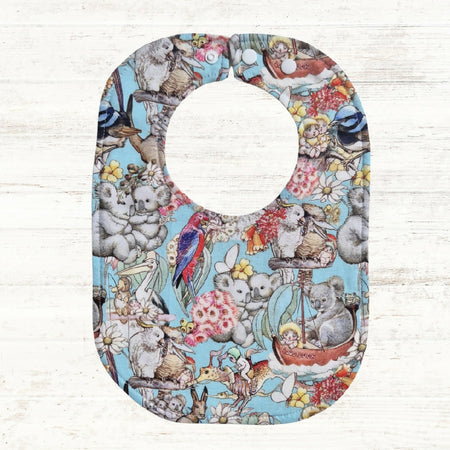 Blue May Gibbs Baby Bib