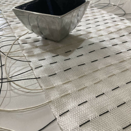 Paper and Yarn Table runner