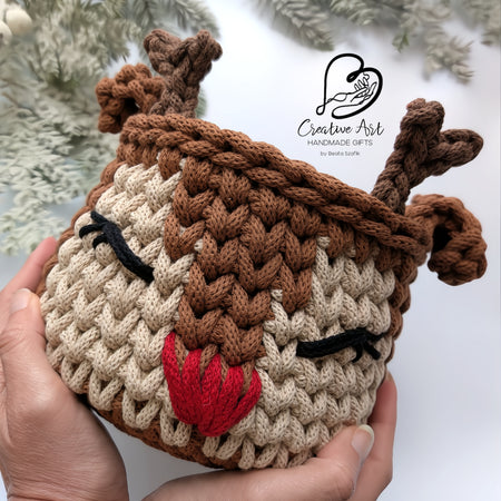 Rudolph the Reindeer basket
