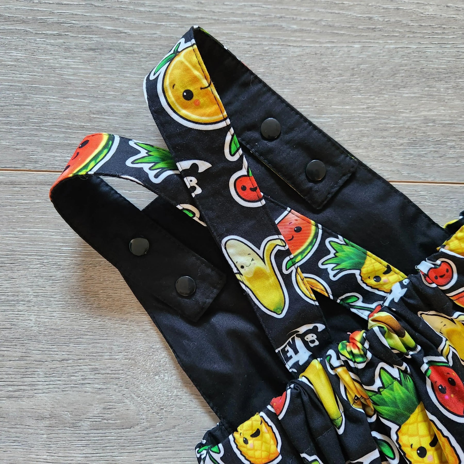 Dancing Fruit Short leg romper