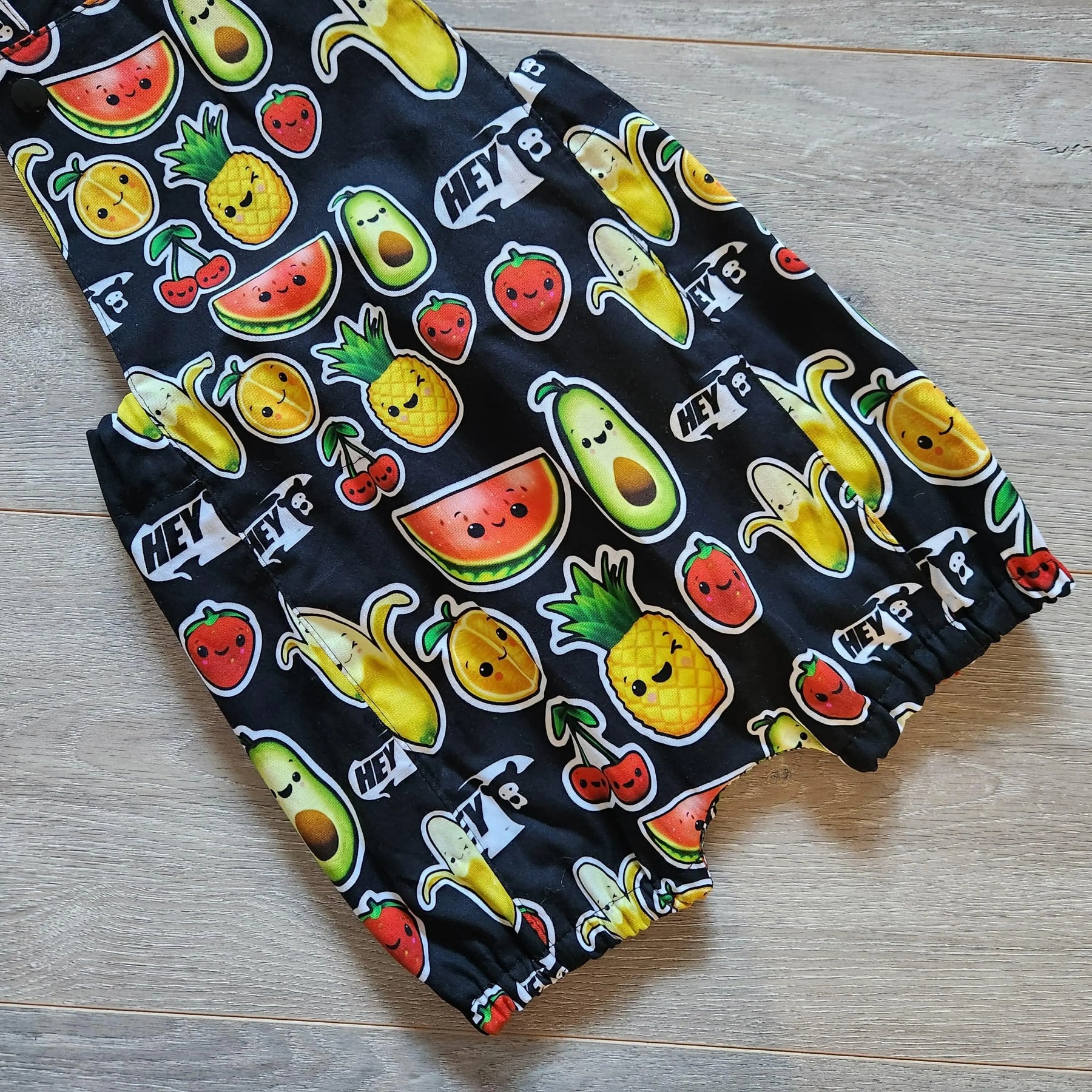 Dancing Fruit Short leg romper