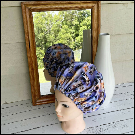 Shower Cap Adult Adorable Kittens Purple