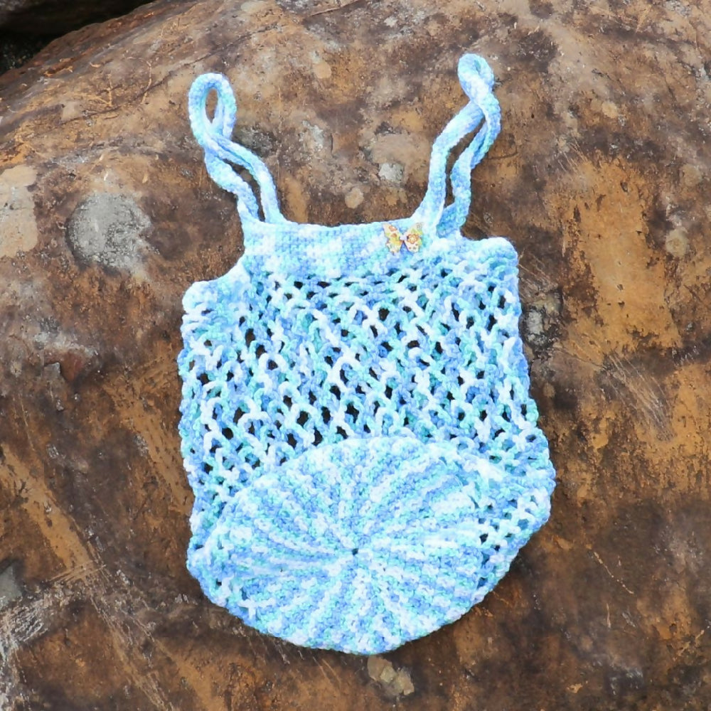 Daisy Blue tote bag