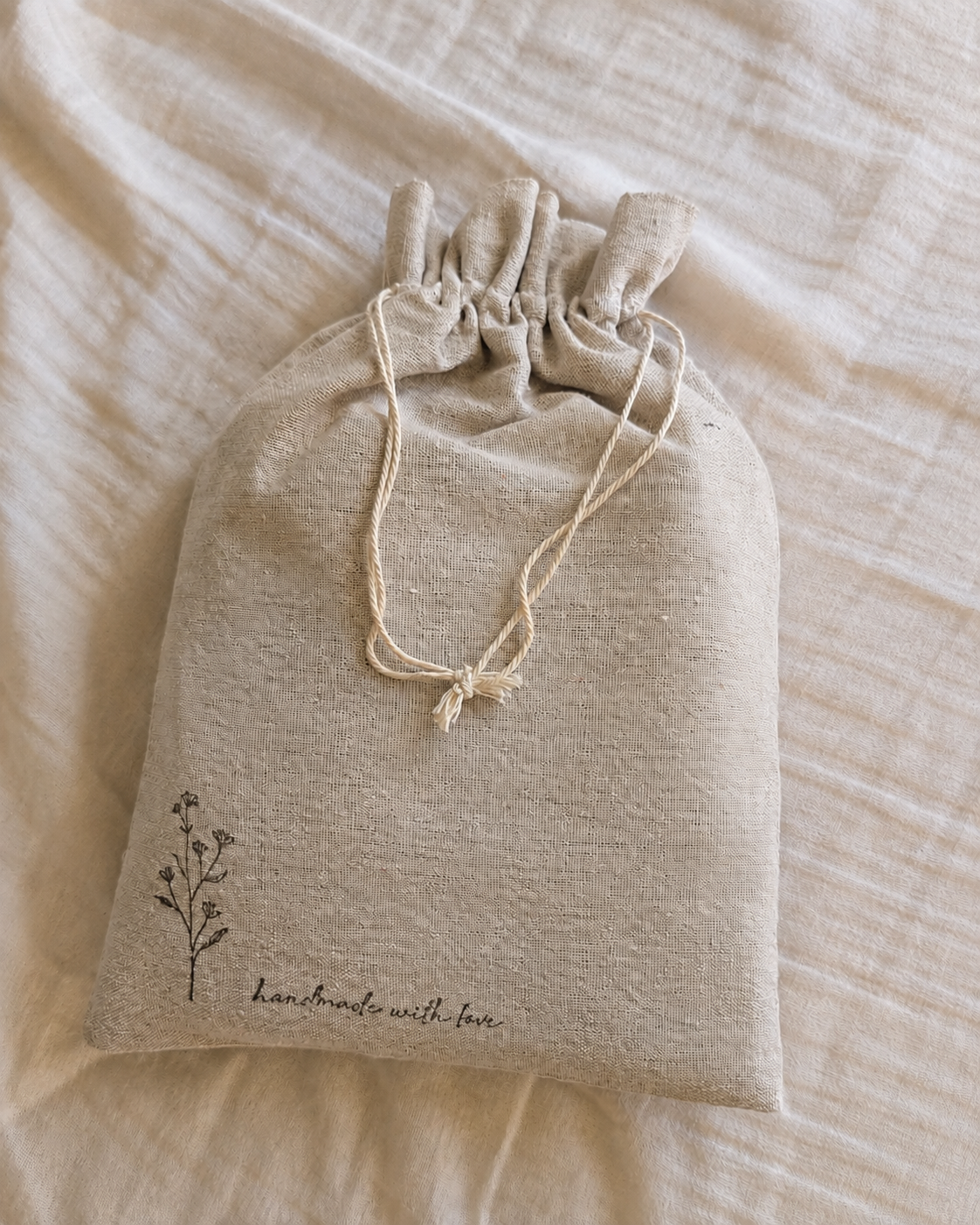 The Marlee - Fine Handloomed Wool Ecoprint Scarf/Wrap