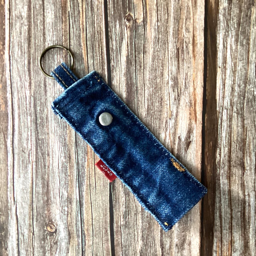 Upcycled Denim Key Ring Fob - Levi's