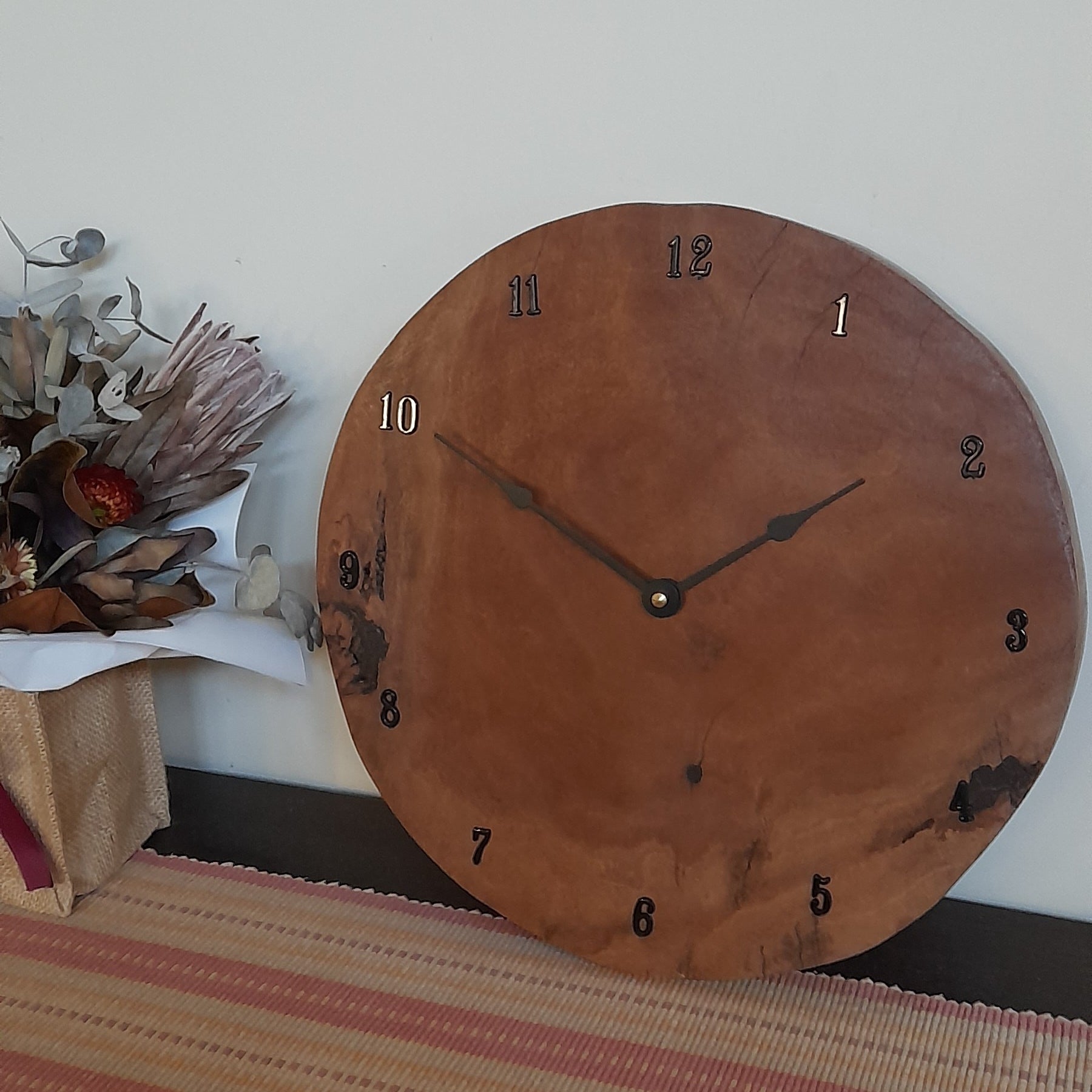 Hardwood Clock